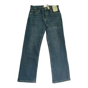 •Falls Creek Boys Straight Denim Jeans Adjustable Waist